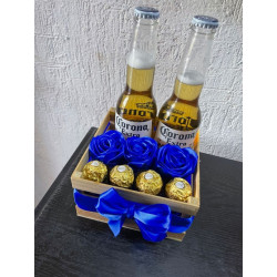 Caja con bebidas espéciales